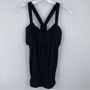 Lululemon Tank with Sports Bra Black Size Small?
